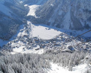  Vista de Pralognan Estación de La Vanoise